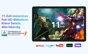 11 Zoll FHD Großbildschirm 