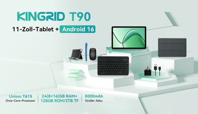 KINGRID T90 – Ein leistungsstarker Begleiter für Unterhaltung und Büroaufgaben