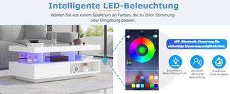 Farbenfrohe LED Beleuchtung mit App Steuerung