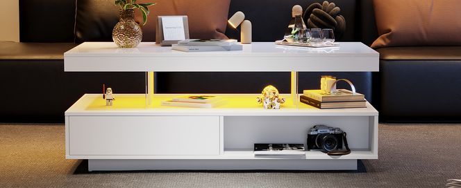 Modernes Design trifft auf farbwechselnde LED Beleuchtung