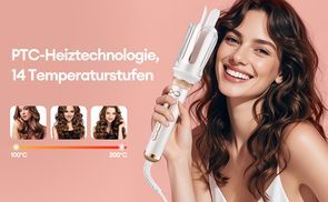 14 Temperaturstufen für alle Haartypen