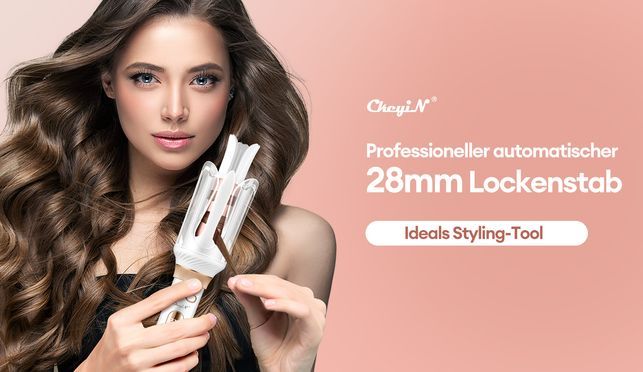 CkeyiN 28 mm automatischer Lockenstab für schöne Locken