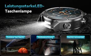 Abenteuerbegleiter mit Taschenlampe